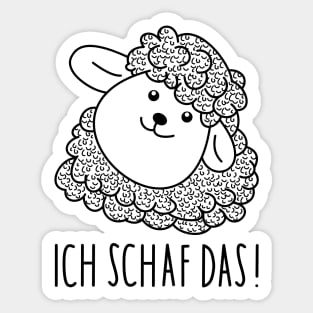 Sheep optimism Sticker